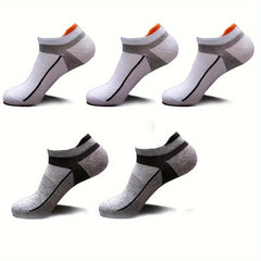 Men's Ankle Socks Breathable Sports Cotton Basketball S