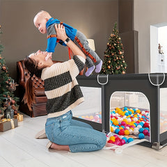 BAIYI Baby Playpen For Toddler Safe Large Play Yard Baby Gate