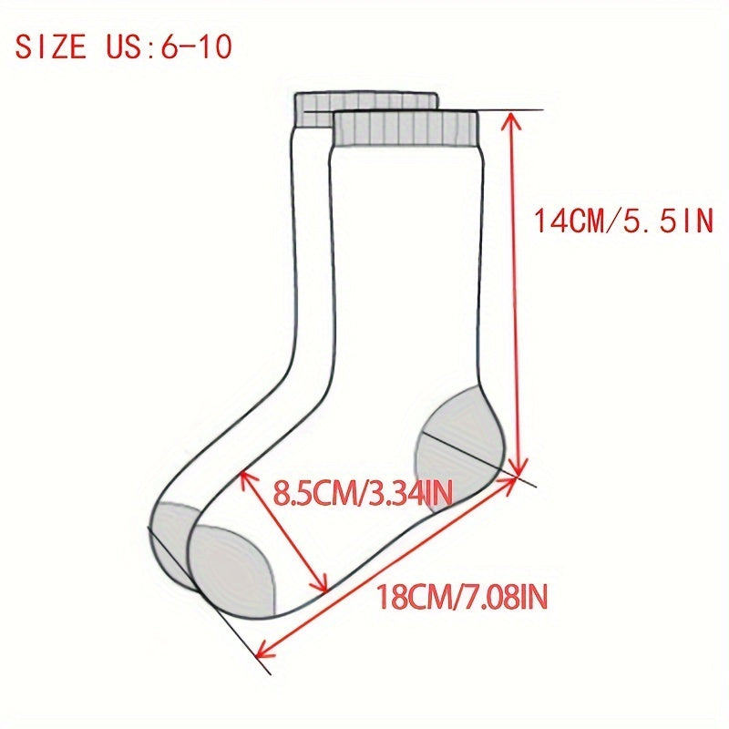 Classic Striped Cotton Business Dress Socks for Men