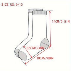 Classic Striped Cotton Business Dress Socks for Men