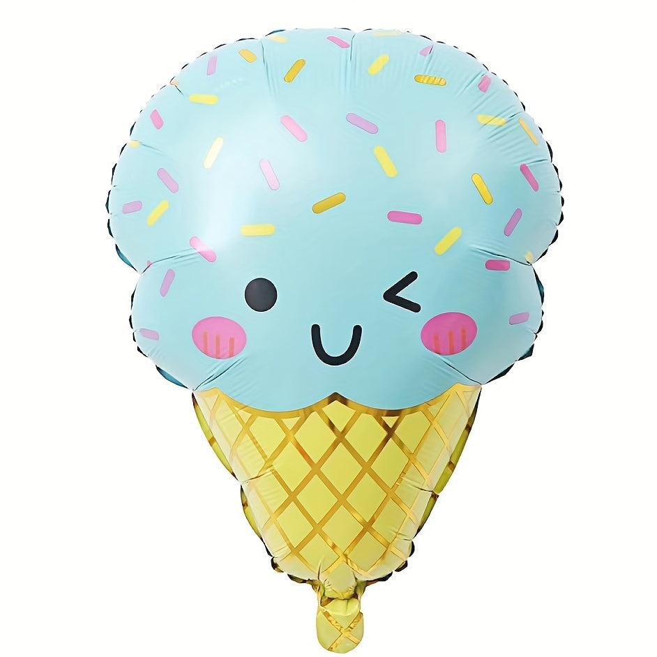 Summer Dessert Candy Ice Cream Aluminum Film Balloon