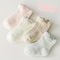 Baby Cartoon Mesh Socks Thin Breathable Mesh Cotton Soft Comfortable Socks