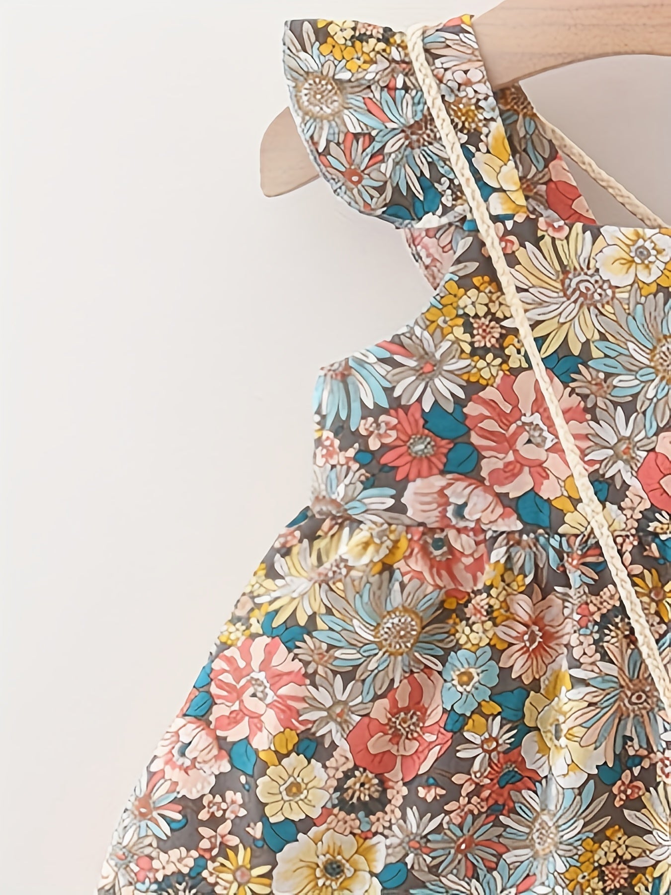 Baby Girl's Floral Cami Dress & Bag Toddler's Casual Outfit