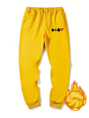 Casual Poker Suit Pattern Joggers Men's Sweatpants