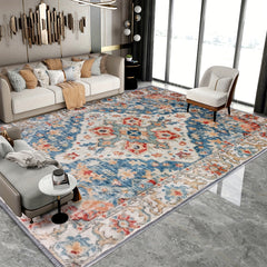 Persian Boho European Style Area Rug Living Room Cashmere Carpet