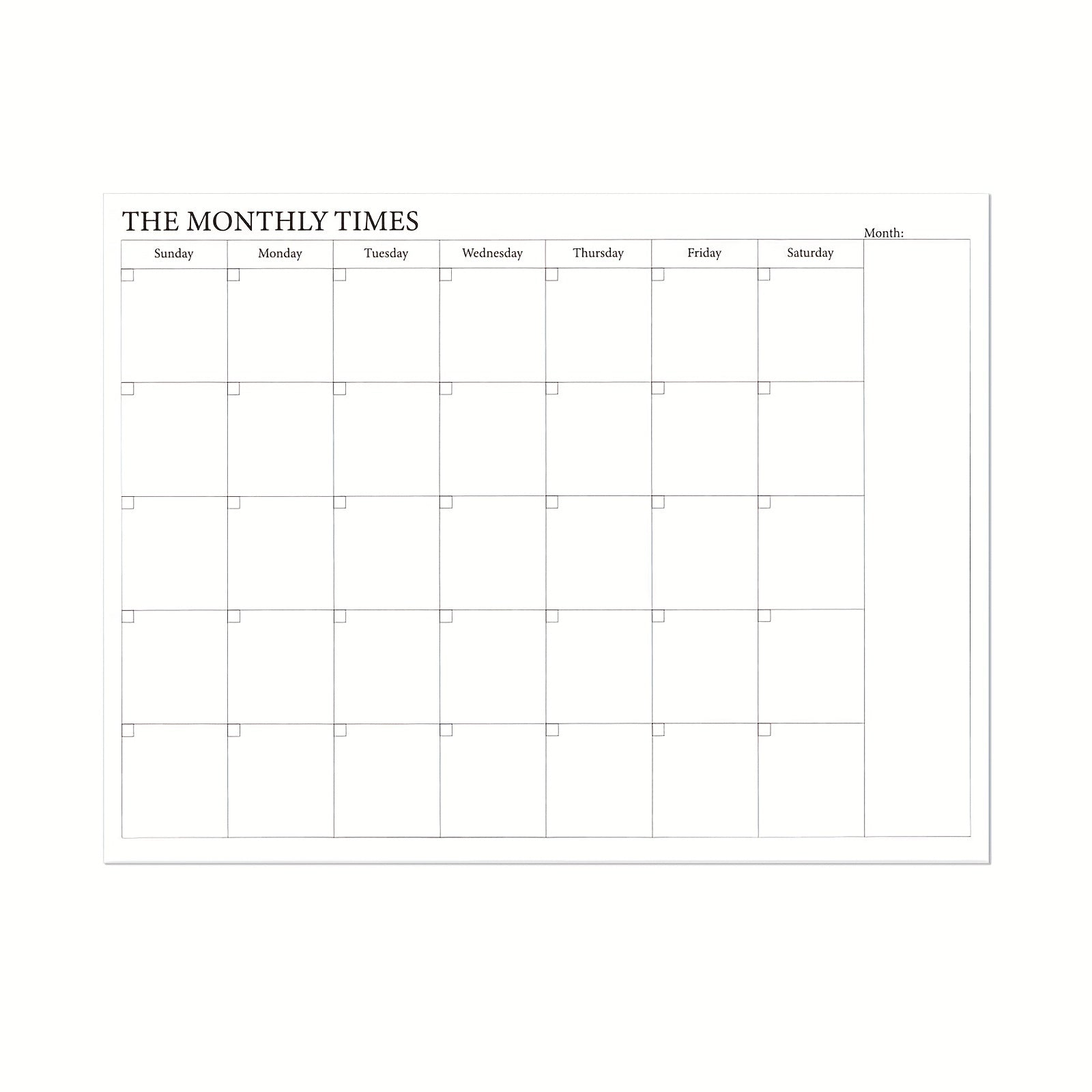 Trees 1pc Monthly Planner 27 21 Planning Pad Undated Desk Calendar