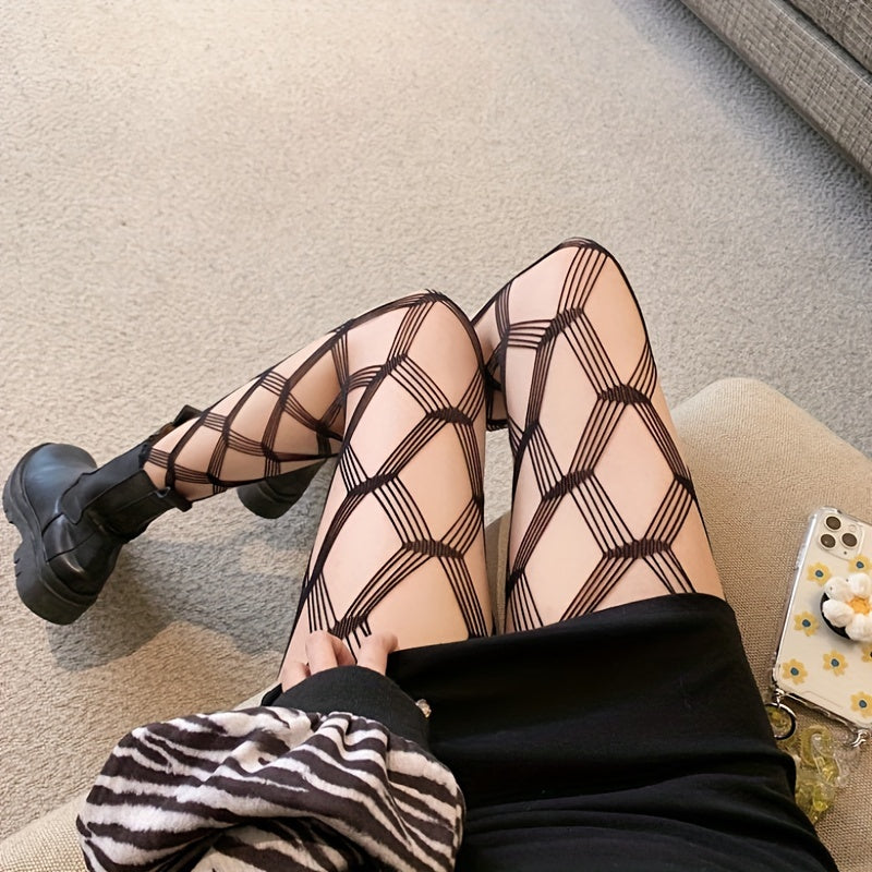 Fishnet High Waist Pantyhose Women's Stockings