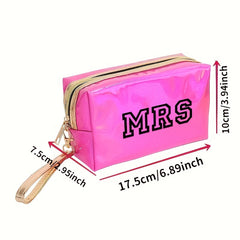 Y2K Laser Letter Pattern Makeup Bag For Women