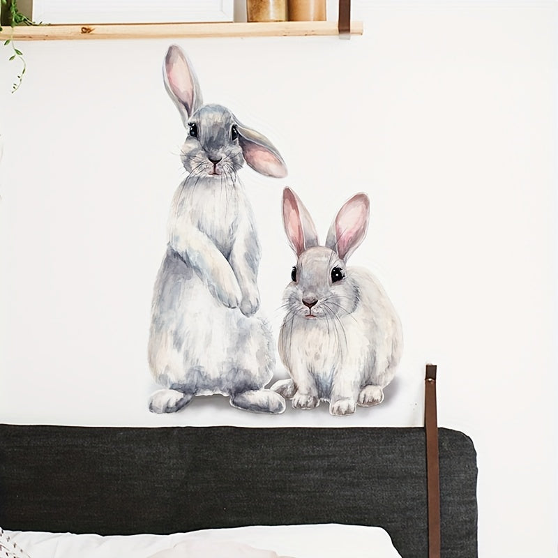 Cute Rabbit Wall Sticker 30x40cm