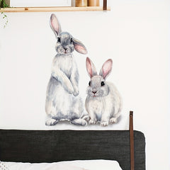 Cute Rabbit Wall Sticker 30x40cm