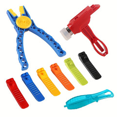 9pcs Small Particle Building Block Tool Set Pliers Toy Kit Disassembly Special P