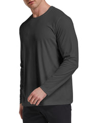 3pcs Mens Quick Dry Long Sleeve T Shirt Moisture Wicking Casual Workout