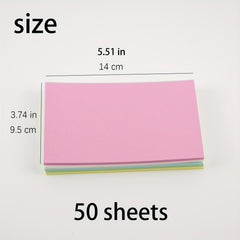 50 Sheets 14x9 Cardstock DIY Greeting Cards 5 Colors 10 Sheets