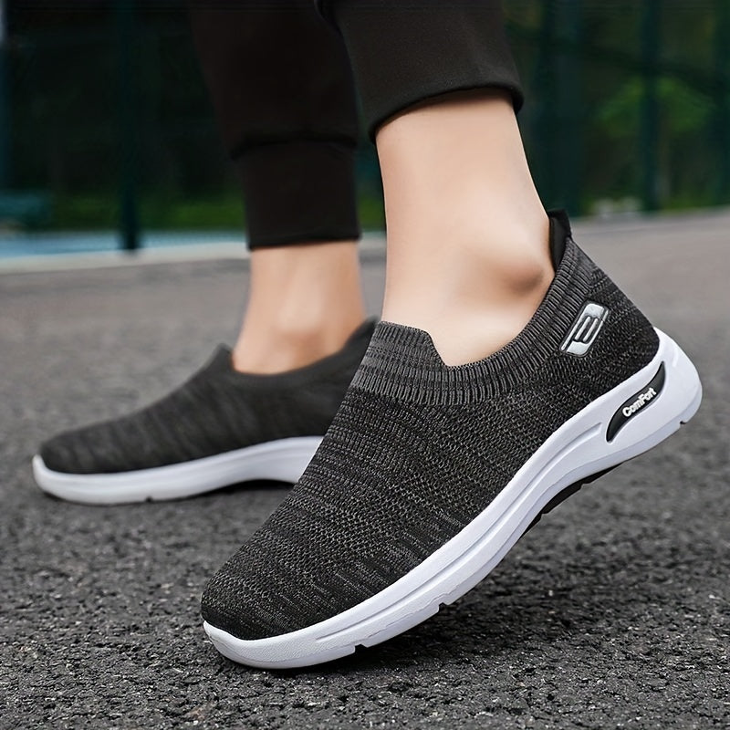 Men's Slip On Casual Shoes Breathable Lightweight Travel Jogging Footwear