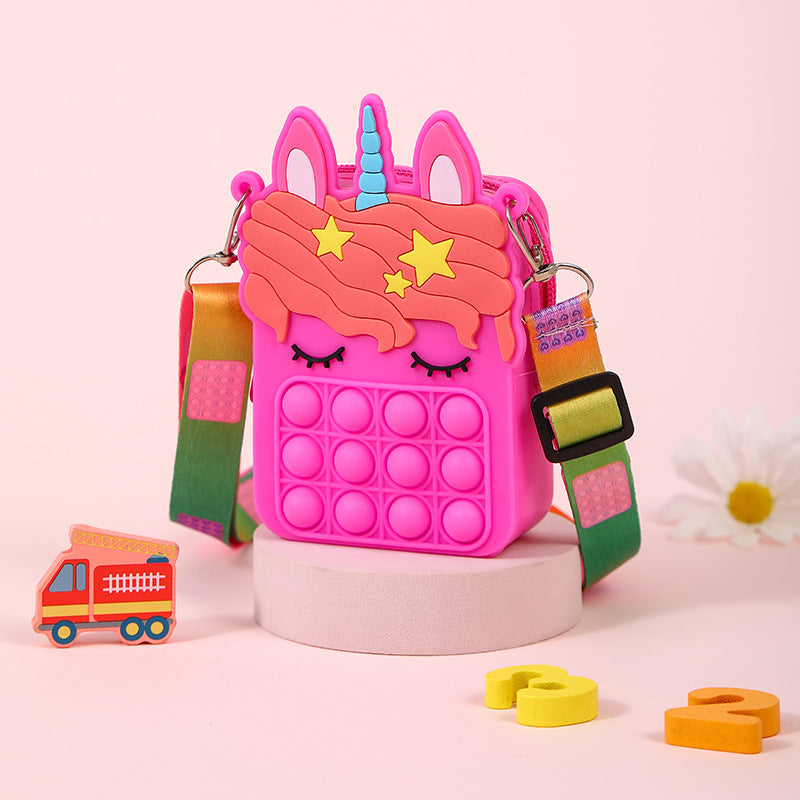 Pop Fidget Backpack Toy Bag For Shoulder Decompress