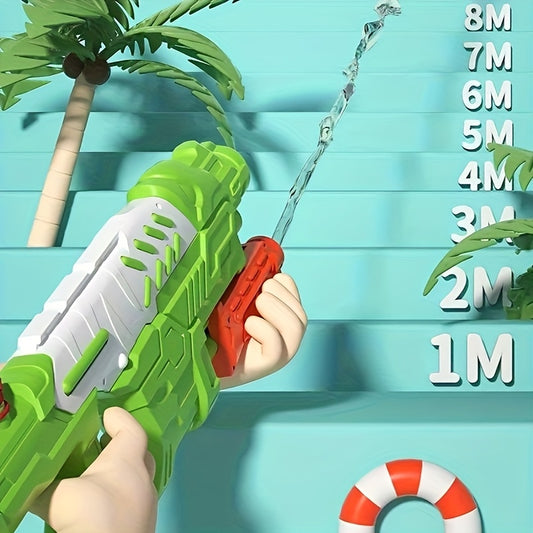 High Pressure Water Gun for Kids Colorful Green with Nozzles