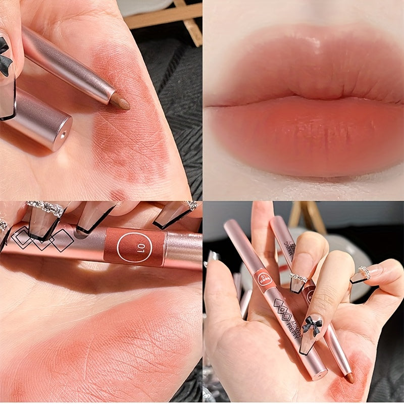 Rotating Lip Liner Lipstick Pen Waterproof Matte