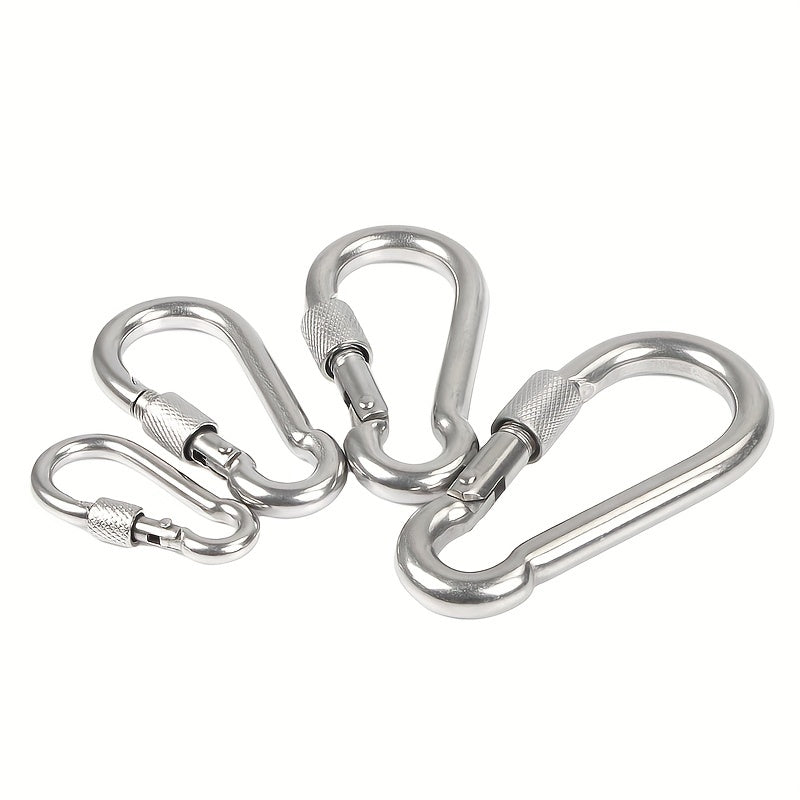 Heavy Duty Locking Carabiner Stainless Steel Snap Hooks