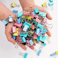 Metal Long Tail Office Supplies Clip Data Binding Document Binding Clip Set