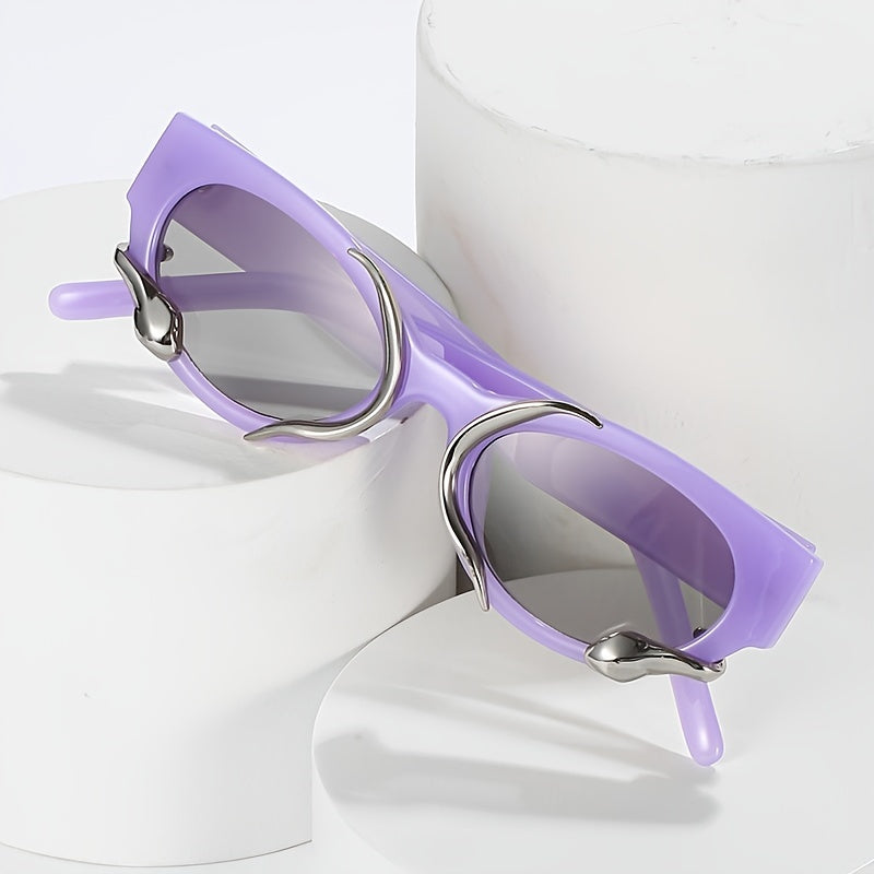 Steampunk Cat Eye Sunglasses UV400 Driving Glasses