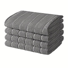 12pcs Square Dish Towels Cleaning Cloth Antibacterial Washable Kitchen Stuff