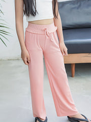 Girl's Thin Casual Sweatpants Loose Fit Yoga Sports Workout Trousers
