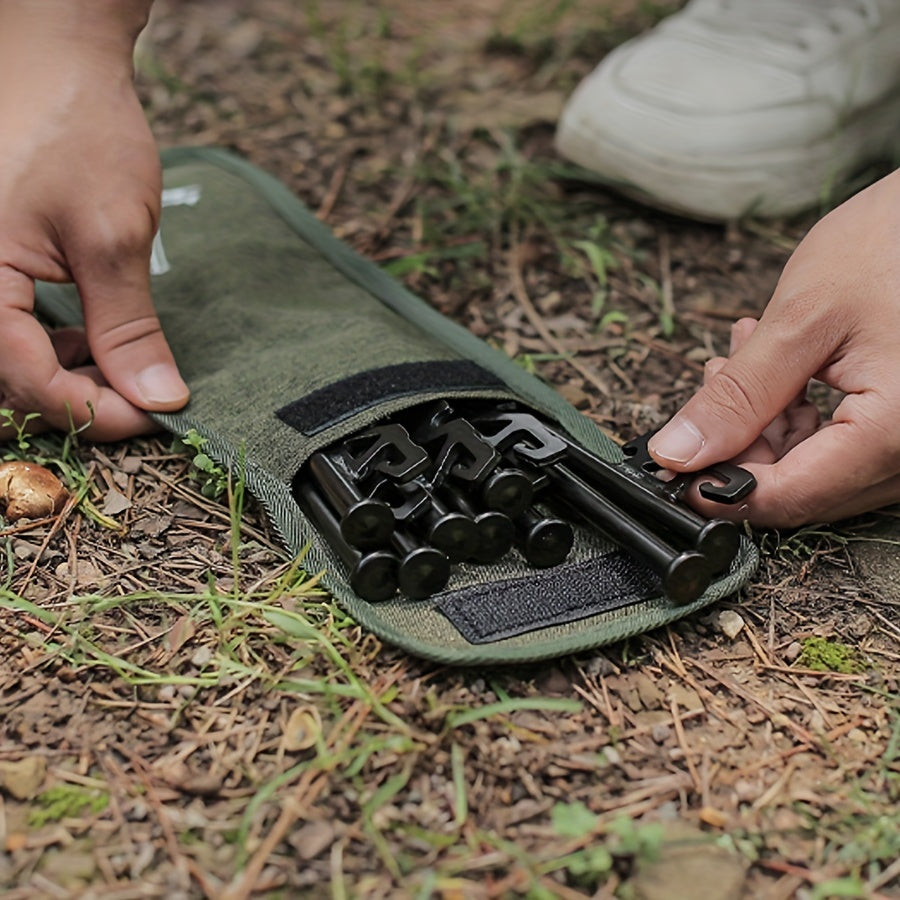 Camping Tent Stakes Sleeve Keep Your Tent Pegs Organized
