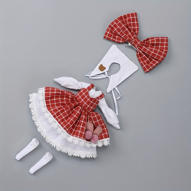 Changeable Skirt Suit for Doll Clothes - Birthday Gift