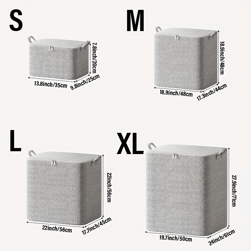 Large Capacity Storage Bag Houndstooth Printing Organizer