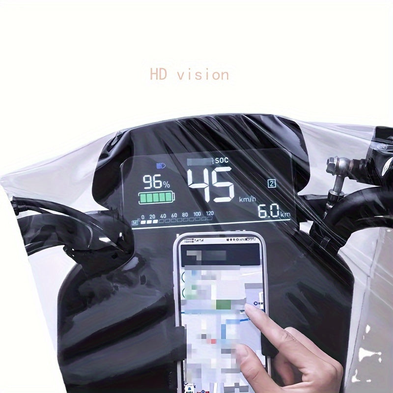 Long Body Rainproof Motorcycle Riding Raincoat