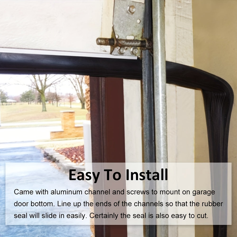 Garage Door Seals Bottom Rubber Weatherstrip Replacement Kit