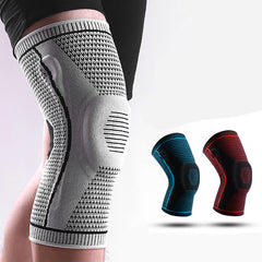 Outdoor Sports Knee Pads with Silicone Spring Breathability