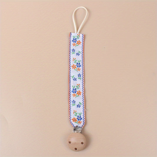 Baby Pacifier Clip Chain BPA-Free Comforting Toy Holder For Girls & Boys