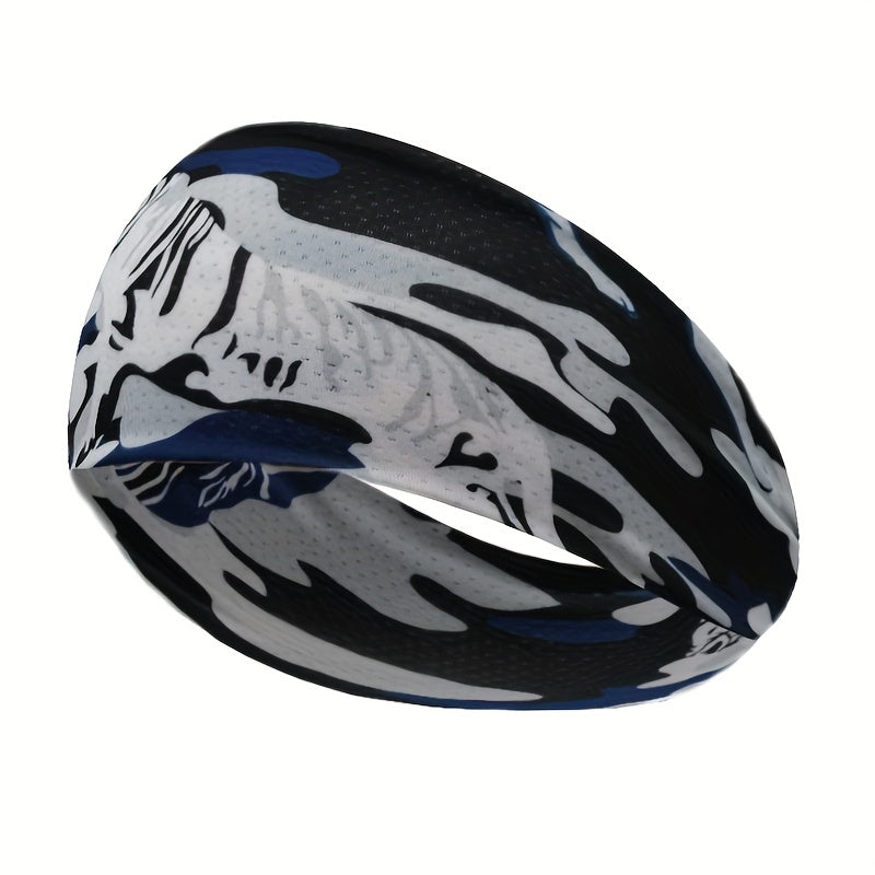 Men's Camouflage Sports Hairband for Outdoor Activities