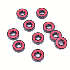 10Pcs 608 2RS Bearing Set Deep Groove Steel Sealed Ball Bearings