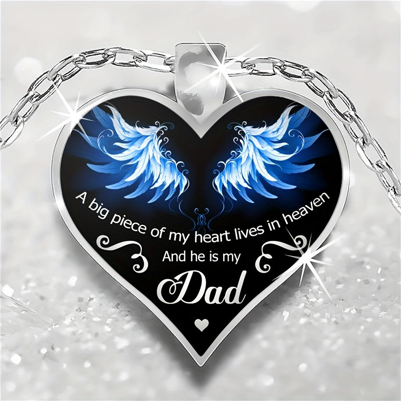 I Love My Dad Necklace Memorial Necklace Gift For Children Kids Accessories