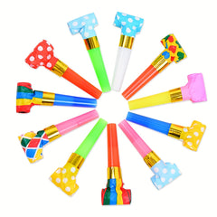 10pcs Plastic Whistle Birthday Party Event Aid Props Random