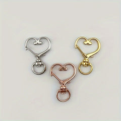 Heart Shape Buckle Jewelry Accessories Metal Love Keychain