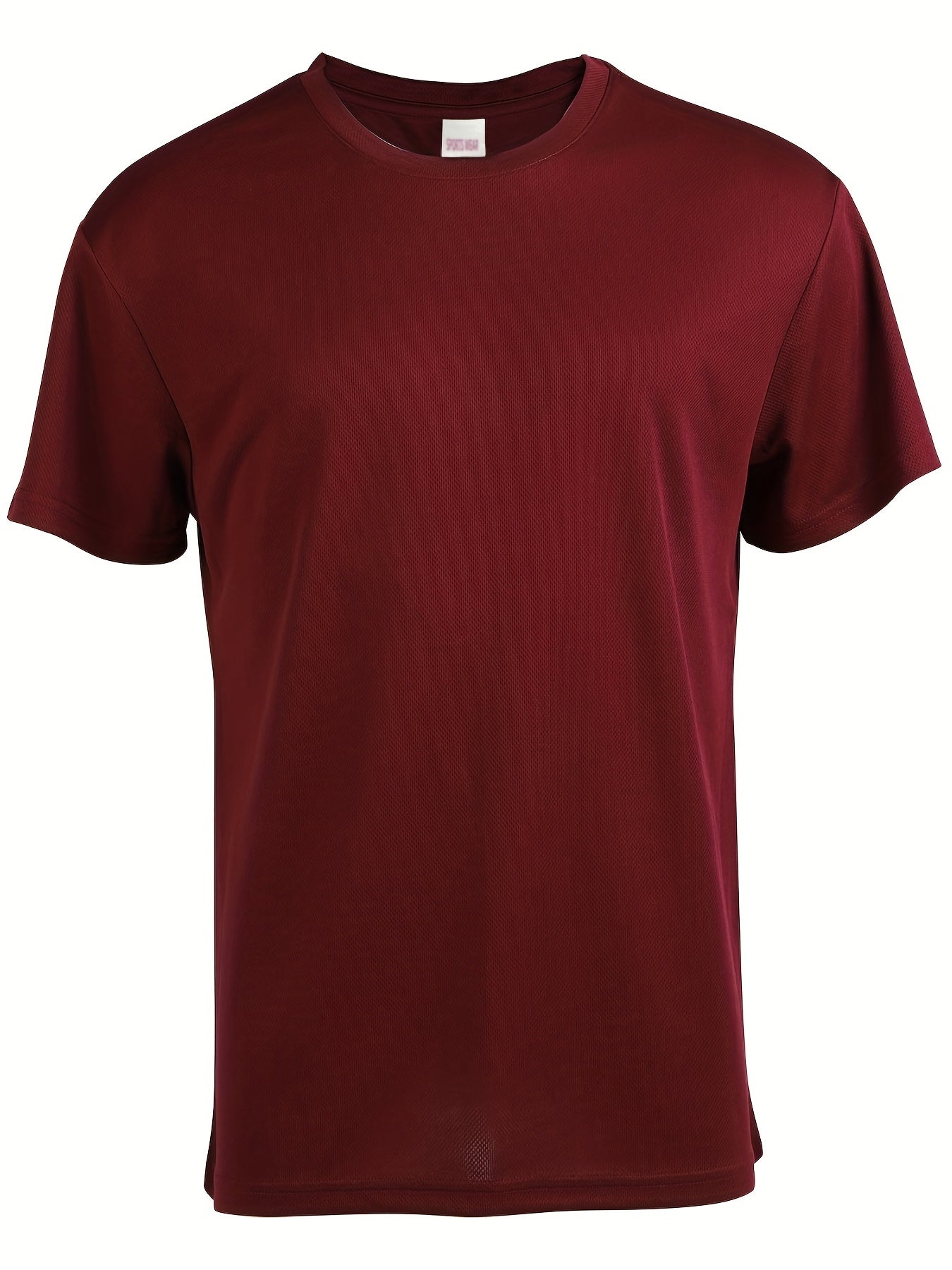 5pcs Men's Crew Neck T-shirt for Fitness Gym Running