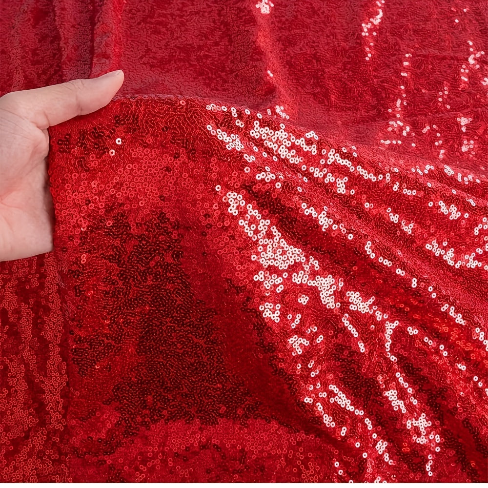 Sequin Fabric Glitter and Embroidery Fabric for DIY Sewing