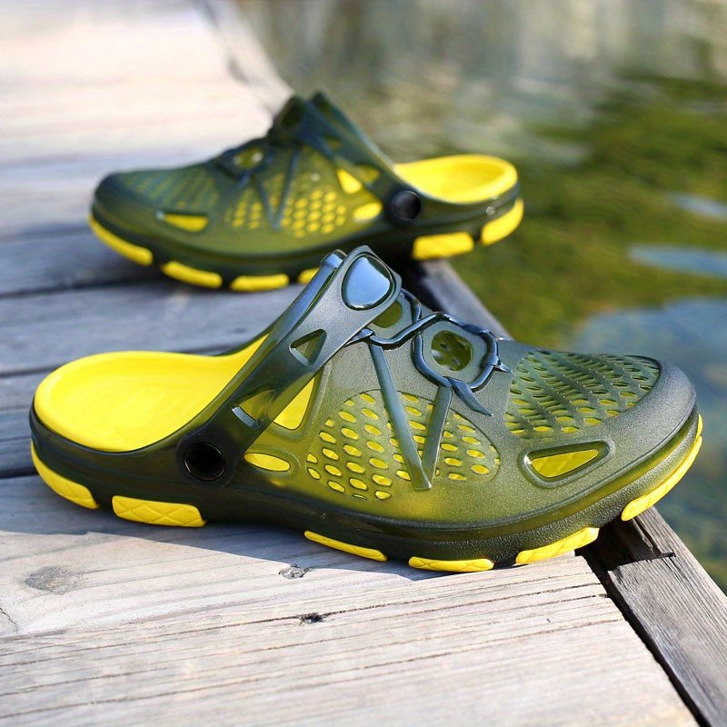 Women's Breathable Hole Shoes Round Toe Slippers