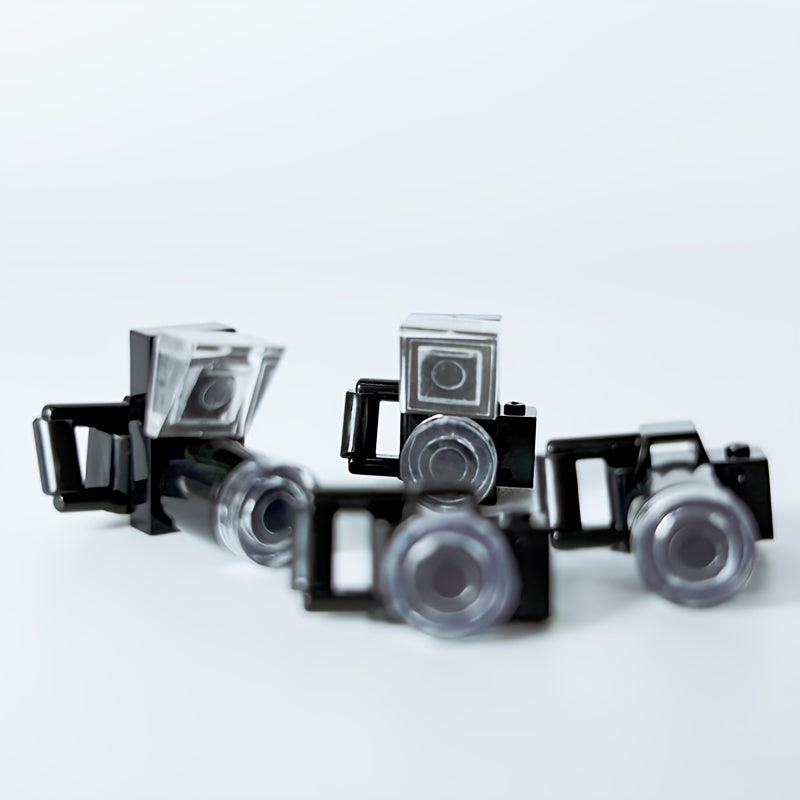 Vintage Camera Blocks Set for Model Enthusiasts