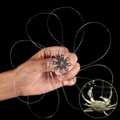 Reusable Outdoor Crab Snare Trap with Multiple Hooks