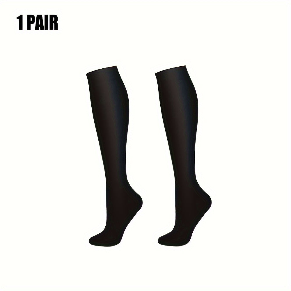 Compression Socks 15-20mmHg Graduated Knee High Socks for Women & Men