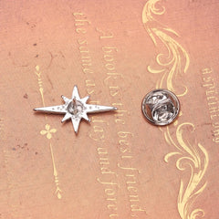 Stylish Six Pointed Star Brooch for Girls - Perfect Accessory