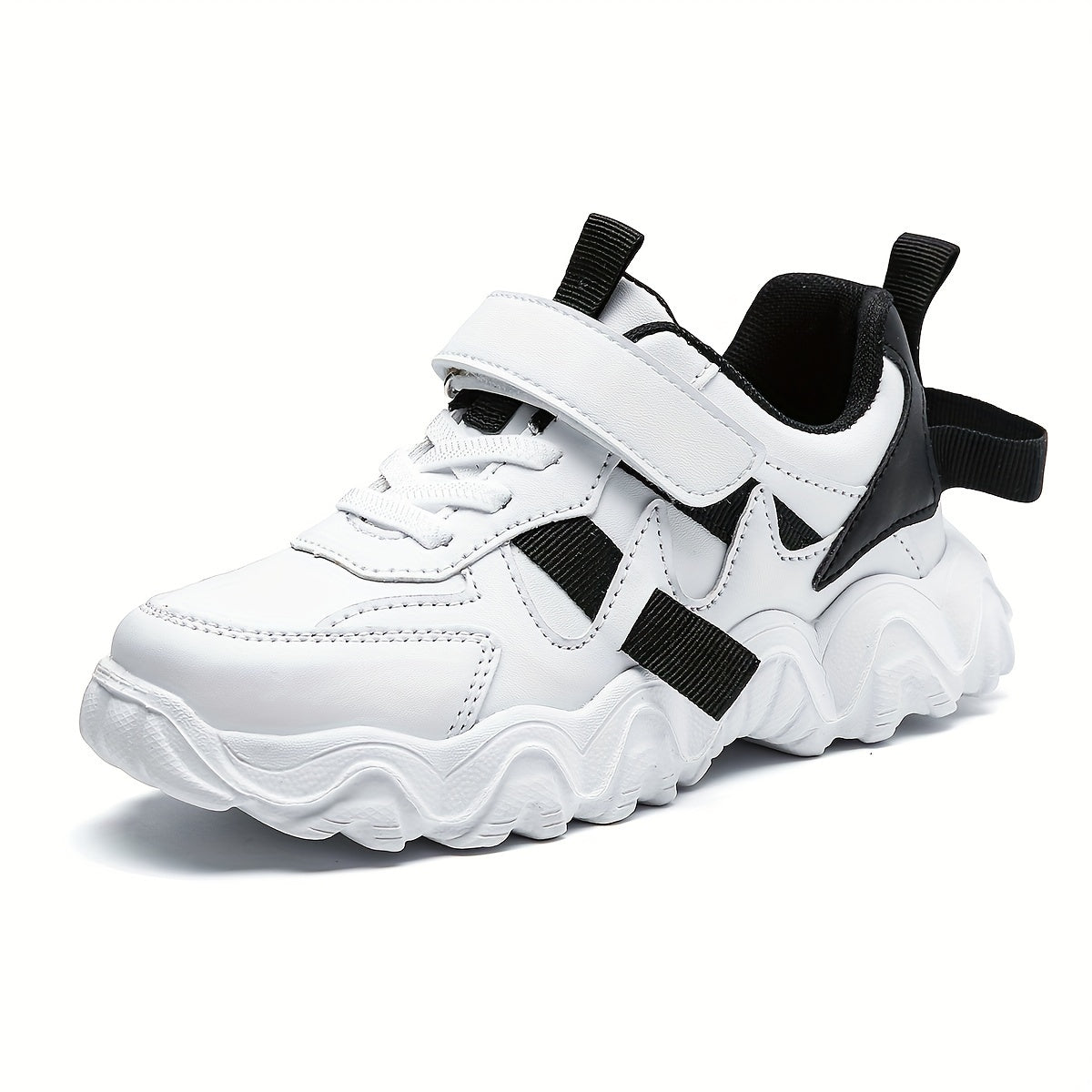 Boy's Chunky Non Slip Shoes Comfy Soft Sole Sneakers For Kids