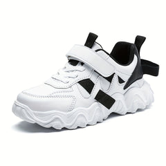 Boy's Chunky Non Slip Shoes Comfy Soft Sole Sneakers For Kids