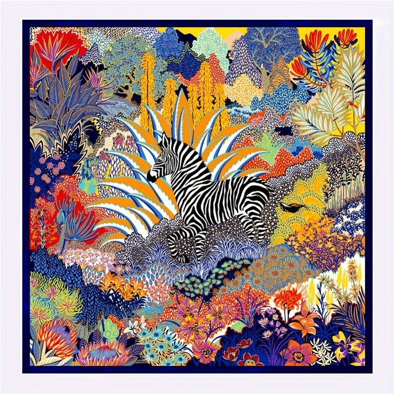 54cm Silk Like Head Scarf Silk Feeling Scarf Travel Towel Hairband