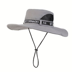 Adult's Sun Protection Fishing Hat Lightweight Breathable Wide Brim Cap
