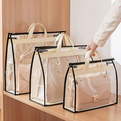 3pcs Hanging Handbag & Purse Organizer Storage Holder Dustproof Bag